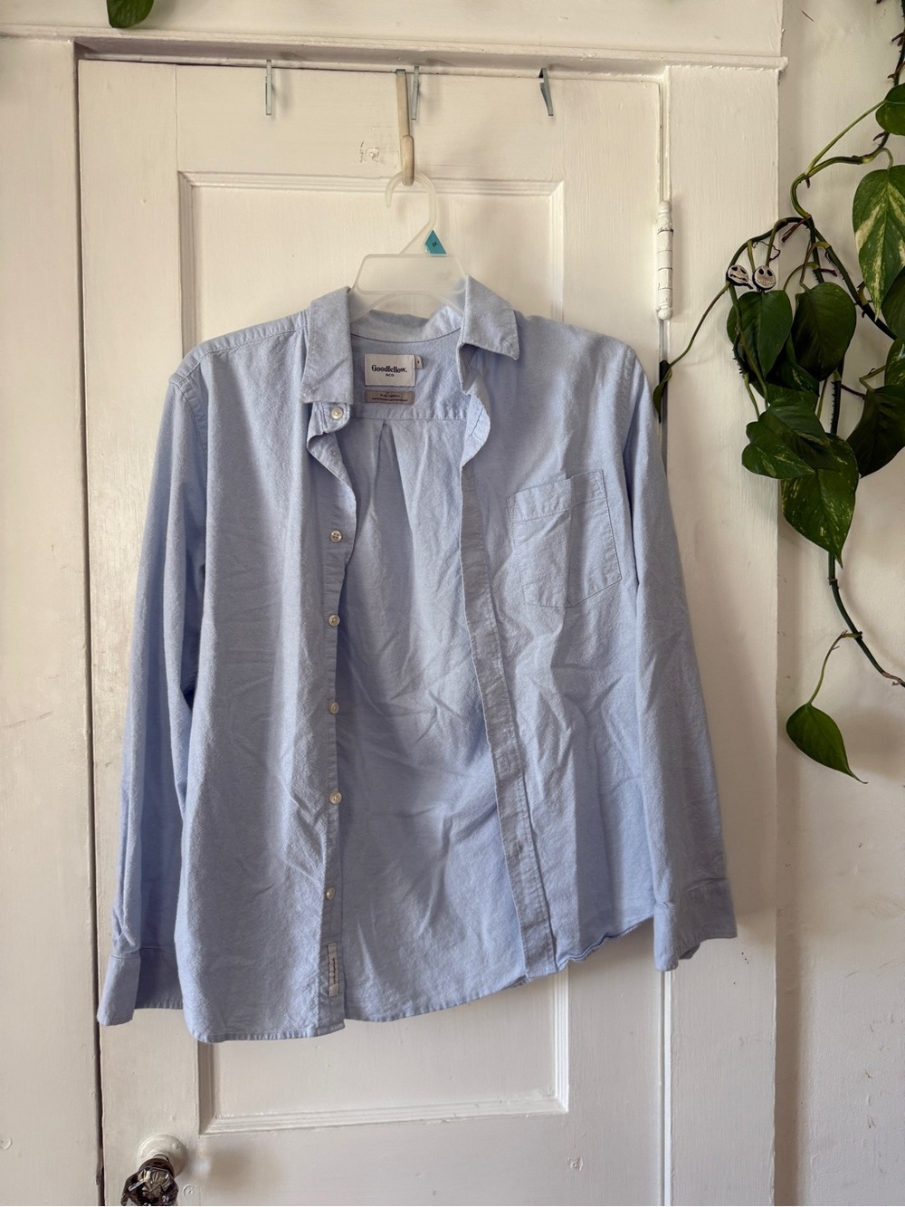 Goodfellow & Co Light Blue Casual Button-Down Shirt slim M